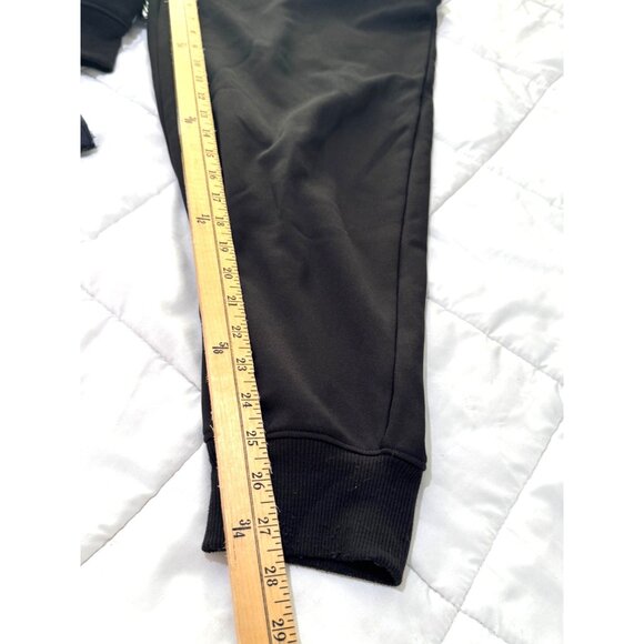 Love & Sports Recycled Polyester Joggers Black Soot Size L - Picture 7 of 8